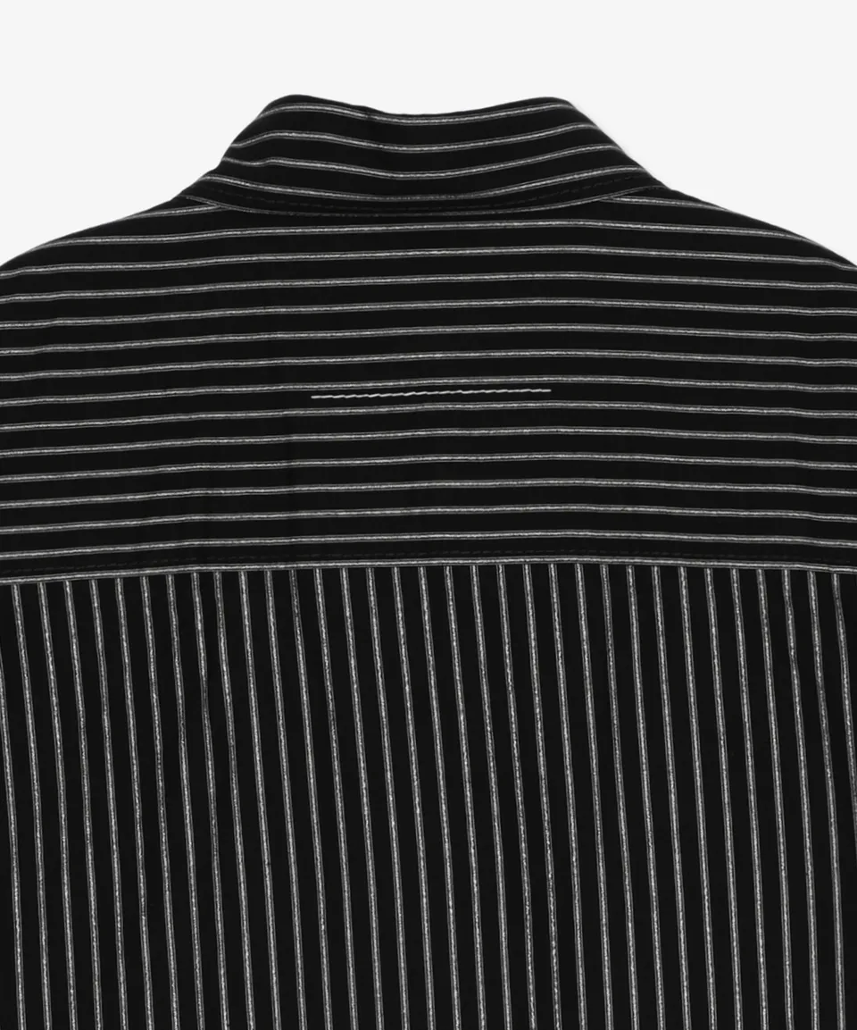 MM6 Maison Margiela  |Stripes Street Style Plain Short Sleeves Logo Shirts