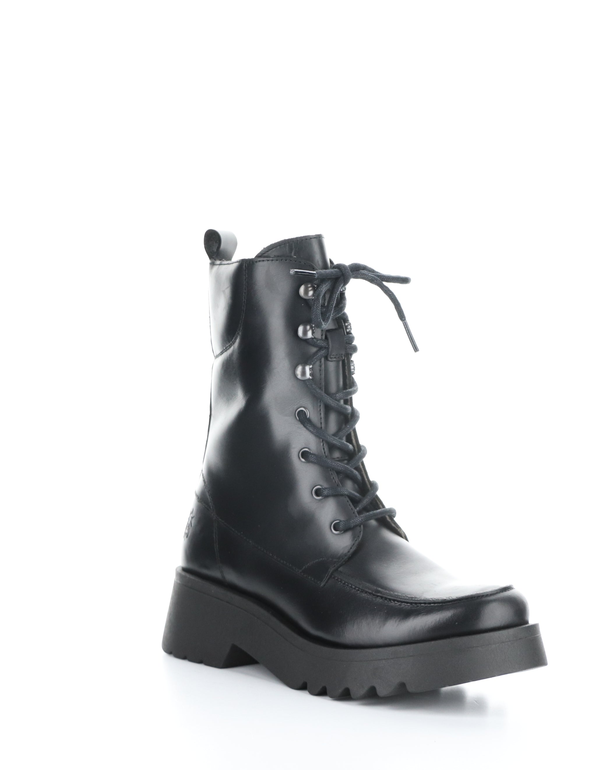 MORI990FLY 000 BLACK Lace-up Boots