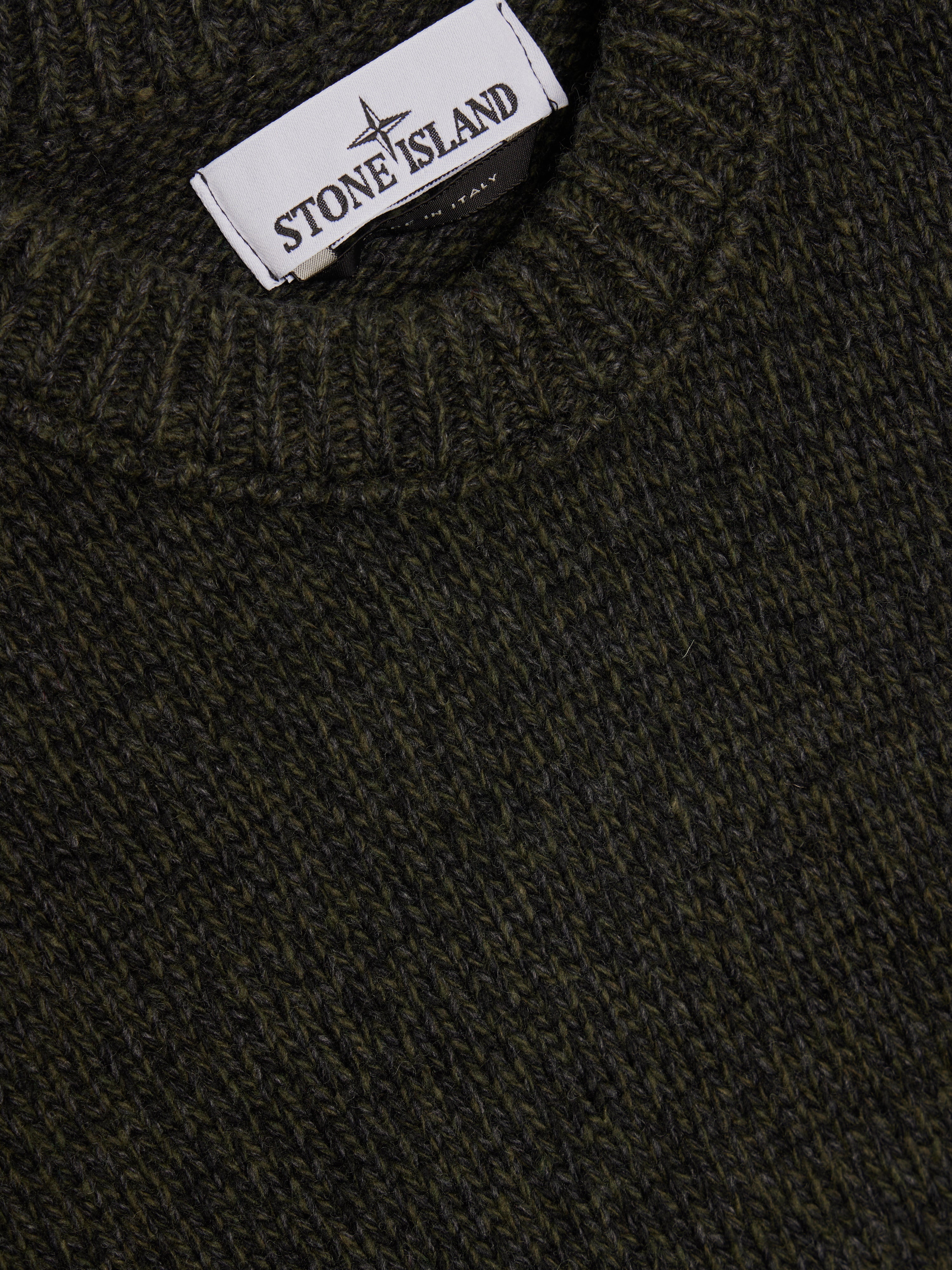 Mouline Lambswool Sweater, Black