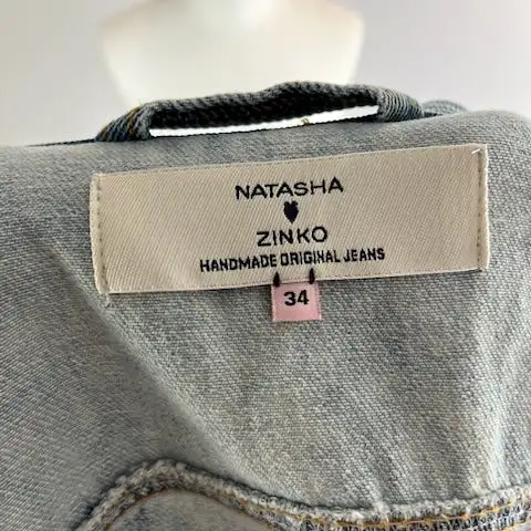 Natasha Zinko 890 Distressed Denim Oversized Jacket XXS/XS/S/M/L/XL