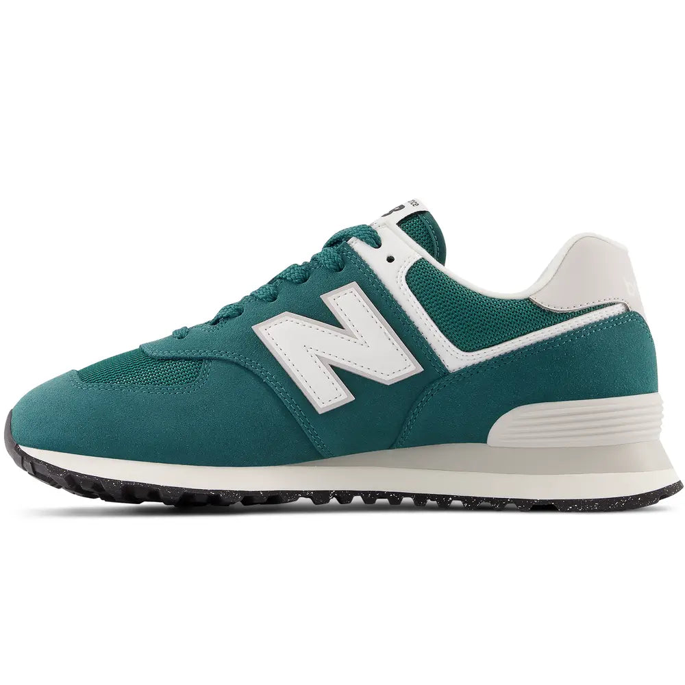 New Balance 574 Green / White