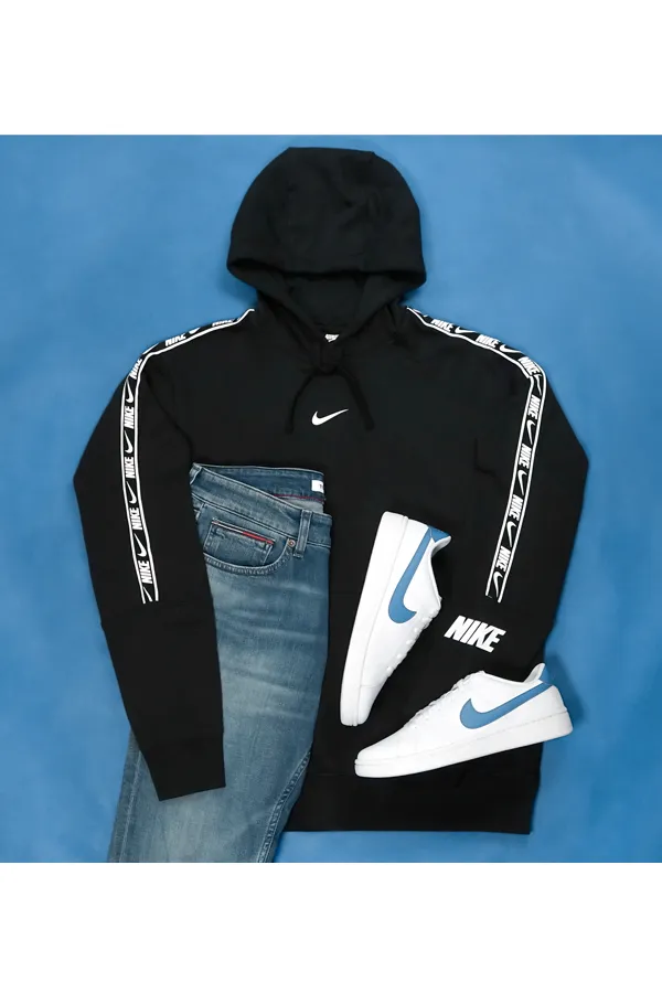 Nike Tape Hoodie Black