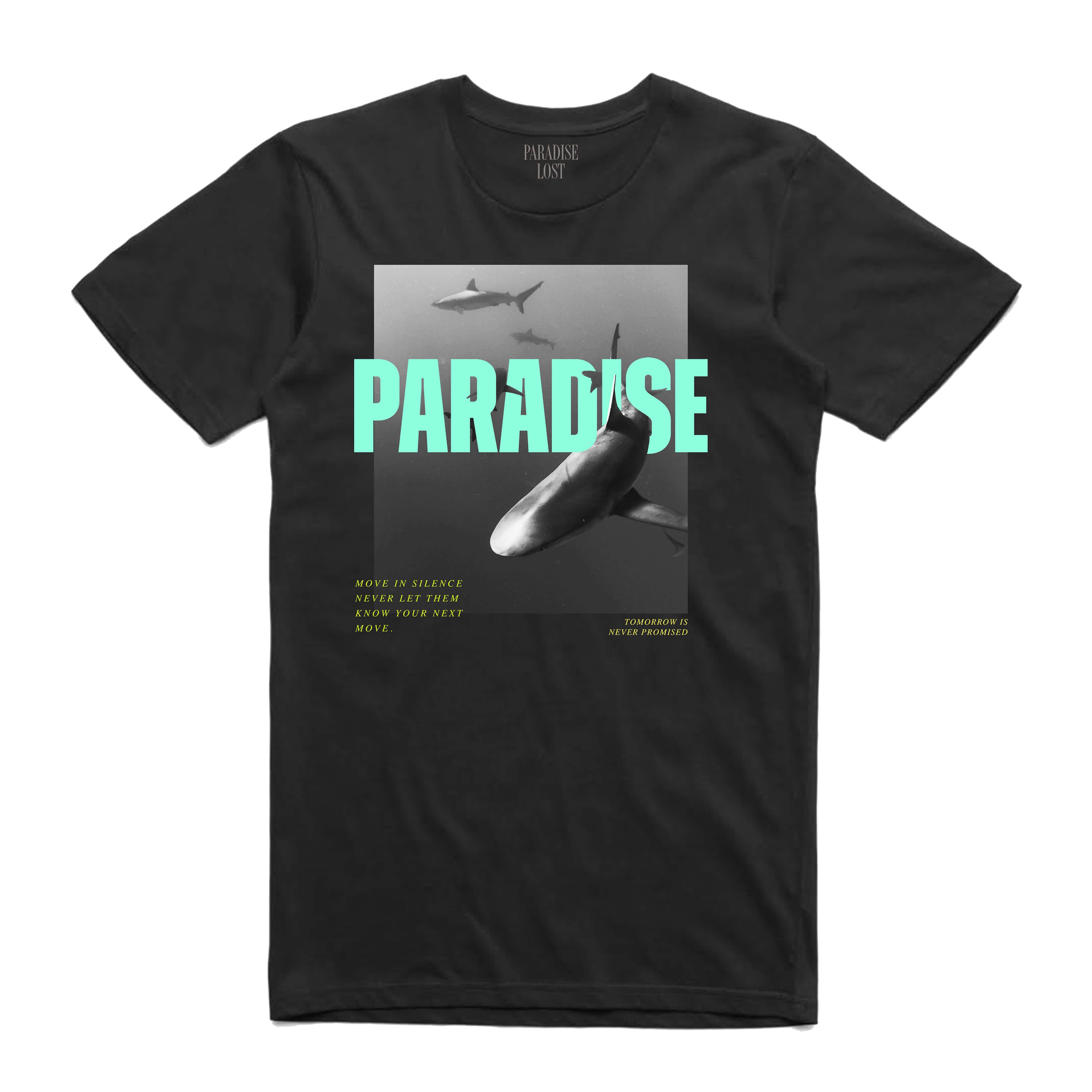 PARADISE SHARK BLK/GRN GLW