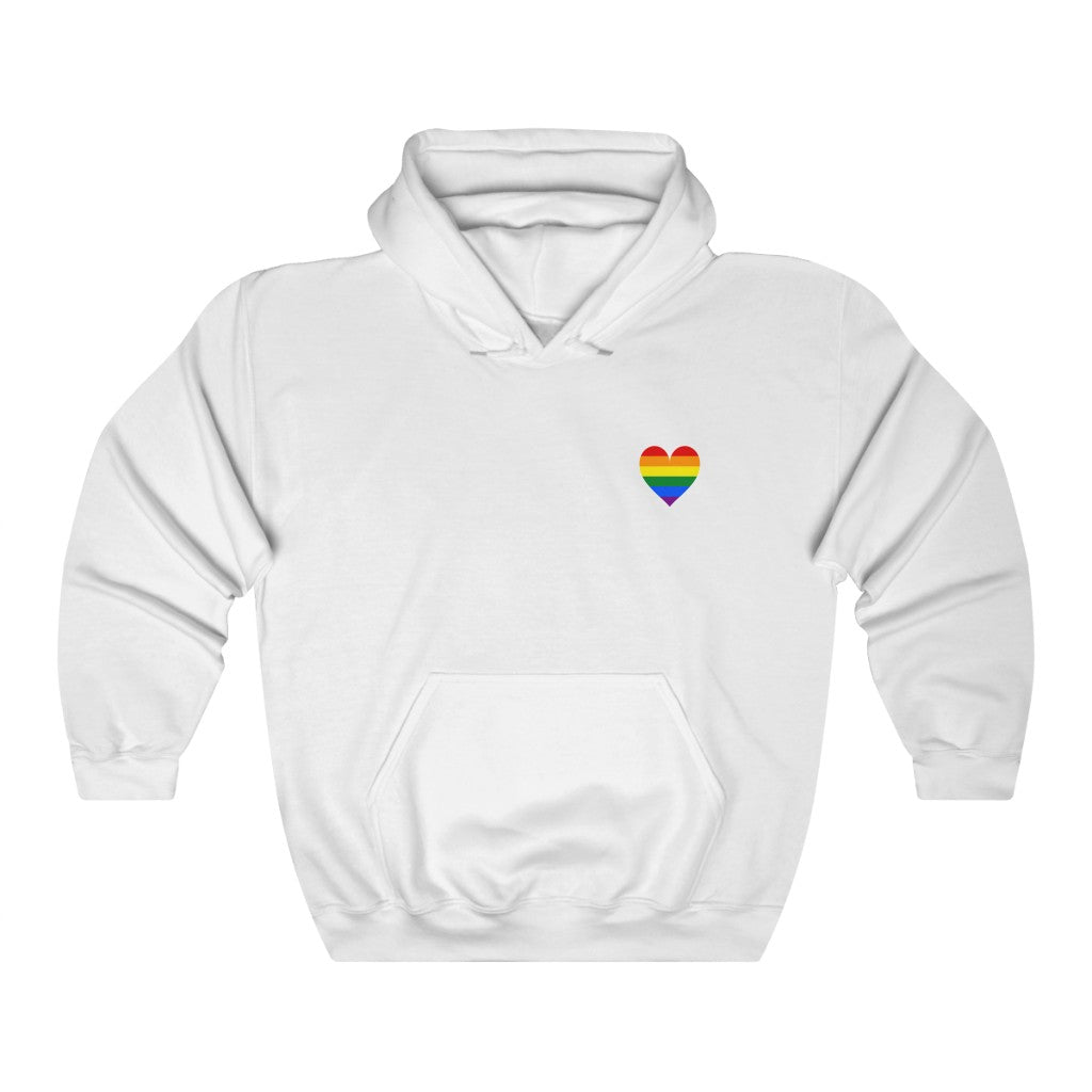 Pride Rainbow Heart Hoodie