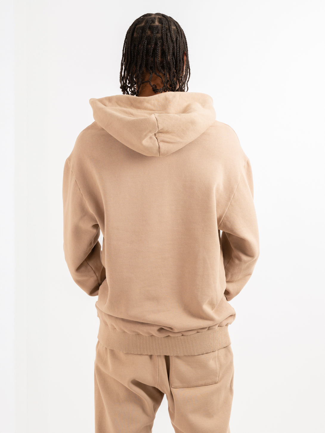 Puff Logo Hoodie - Tan