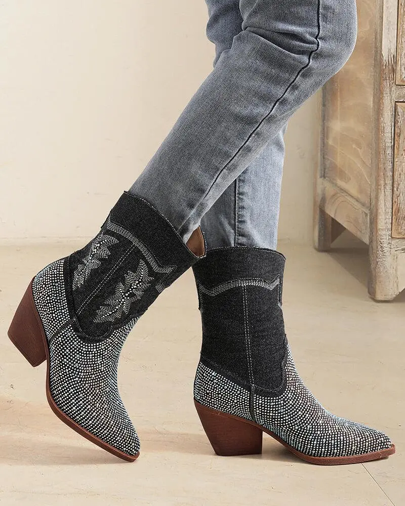 Rhinestone Cowboy Boots