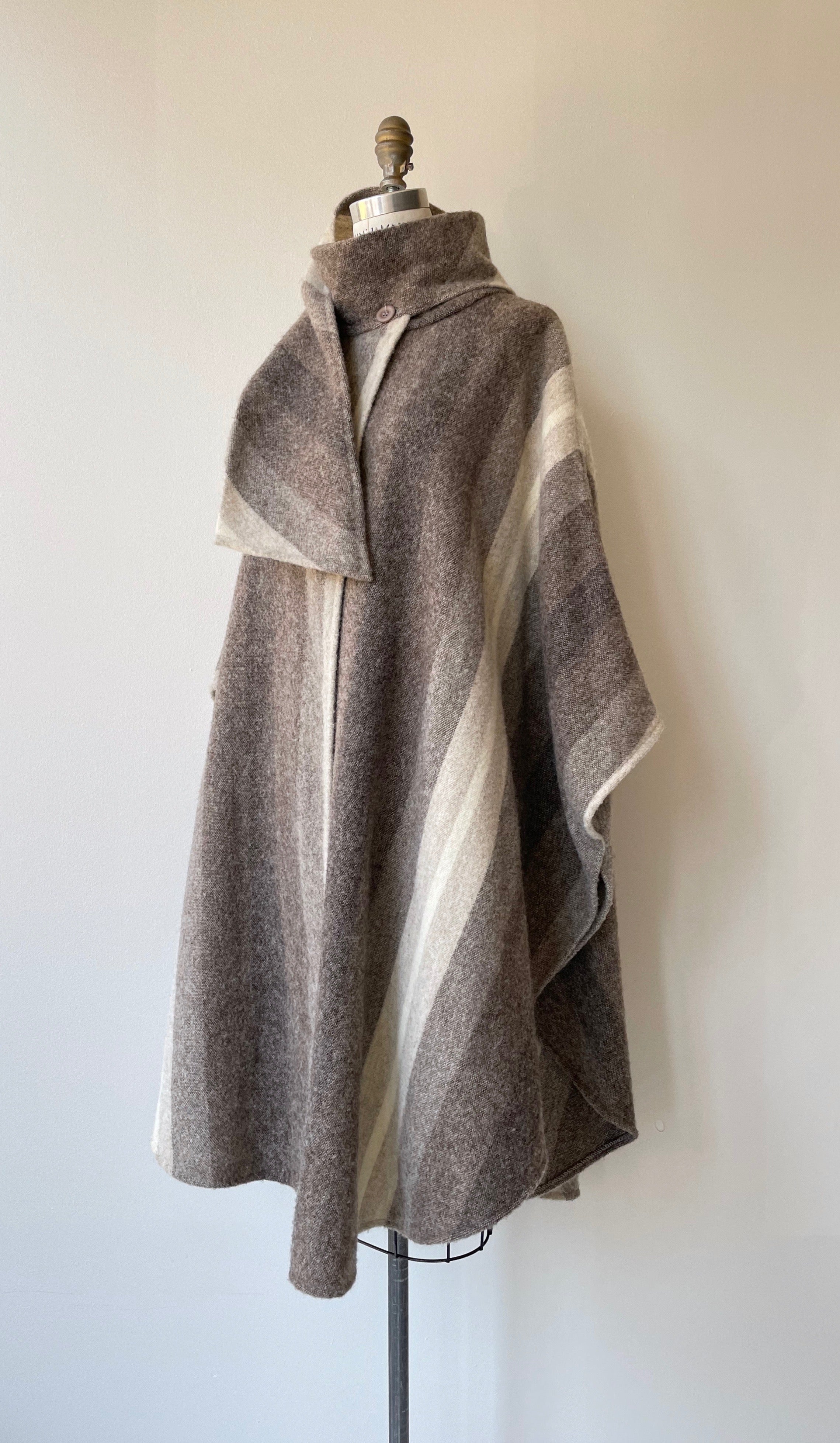 Rusk Wool Cape Coat