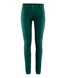 Slim Pants - Women - Green - H&M