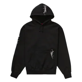 Supreme Tag Hoodie Black