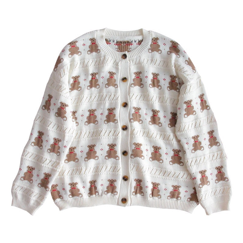 Sweet Bear Kawaii Cardigan