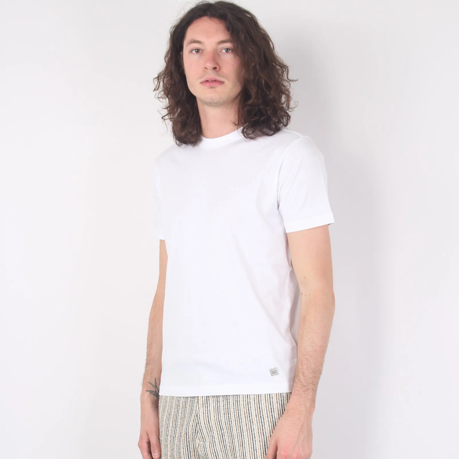 T-shirt Girocollo Cotone Bianco