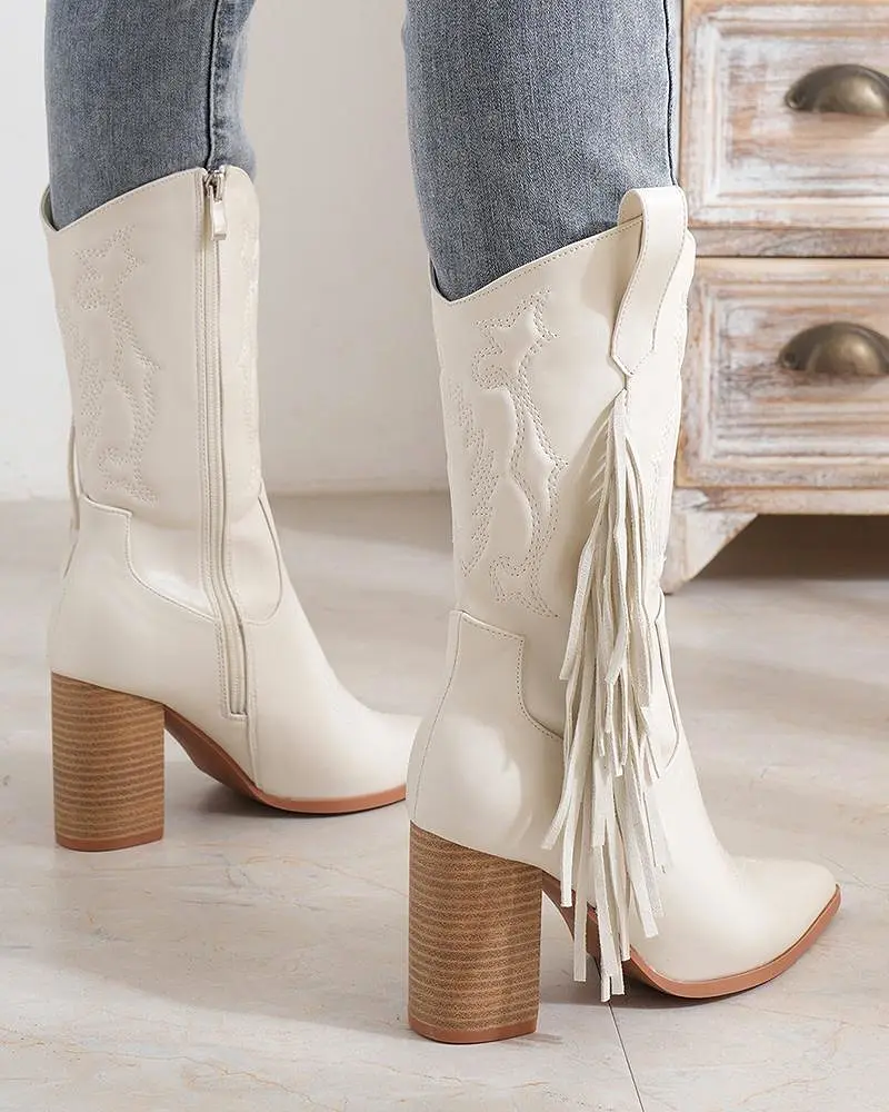 Tassel Cowgirl Boots