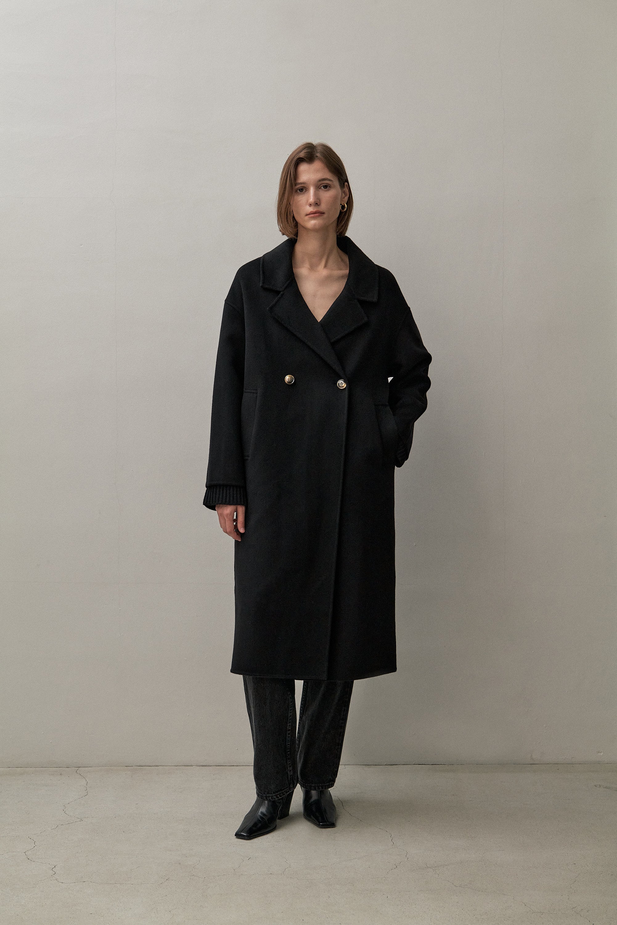 THE LONDON COAT - BLACK