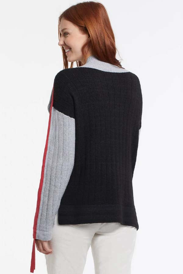 Tribal Tie-Sleeve Sweater