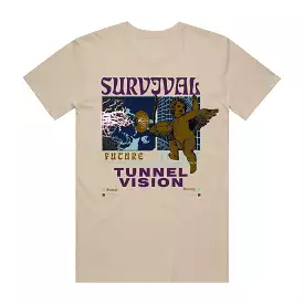 TUNNEL VISION TEE NAT/NVY/BUR