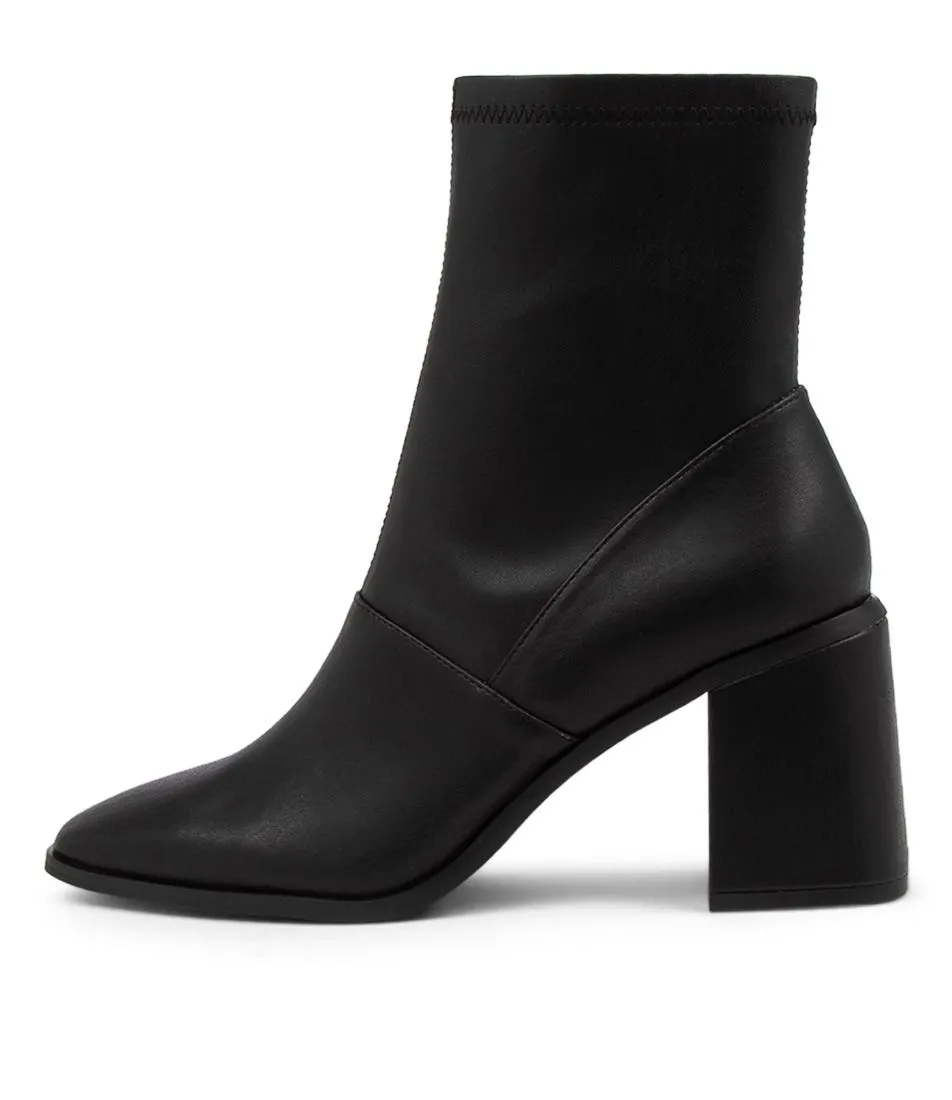 VERALI Lila Black Ankle Boots