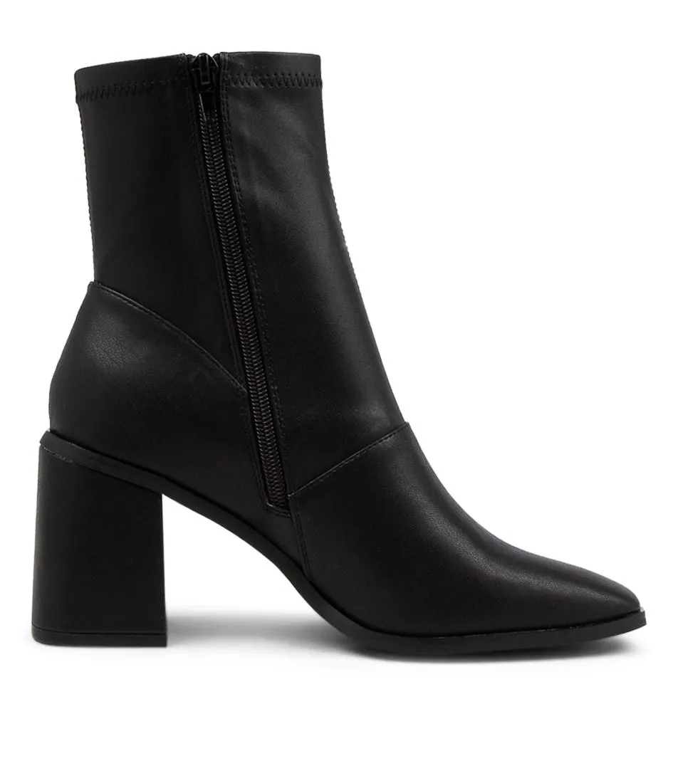 VERALI Lila Black Ankle Boots