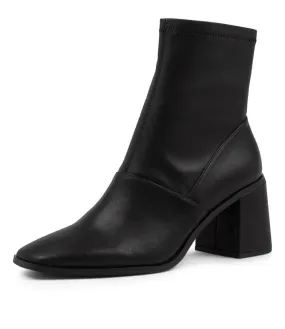 VERALI Lila Black Ankle Boots