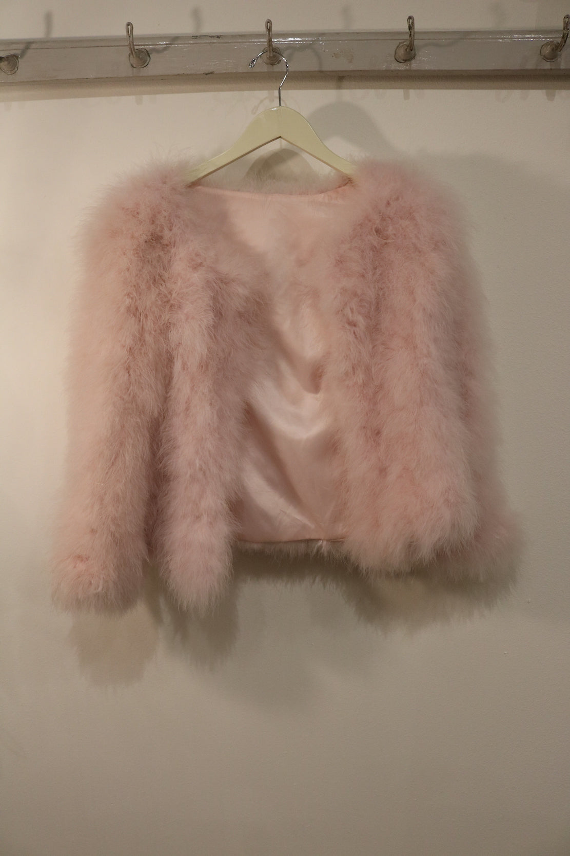 Vintage Baby Pink Fur Jacket