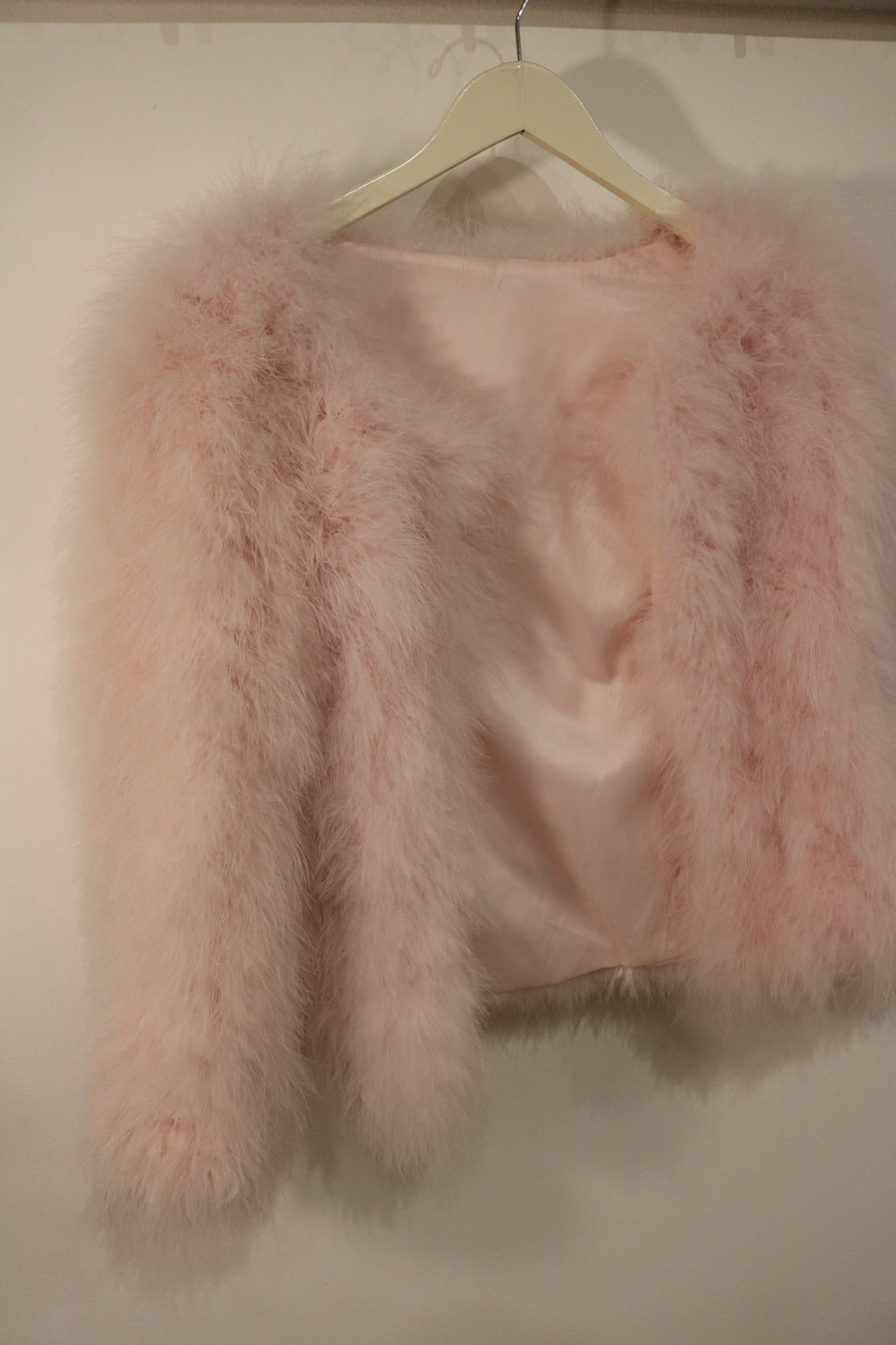 Vintage Baby Pink Fur Jacket