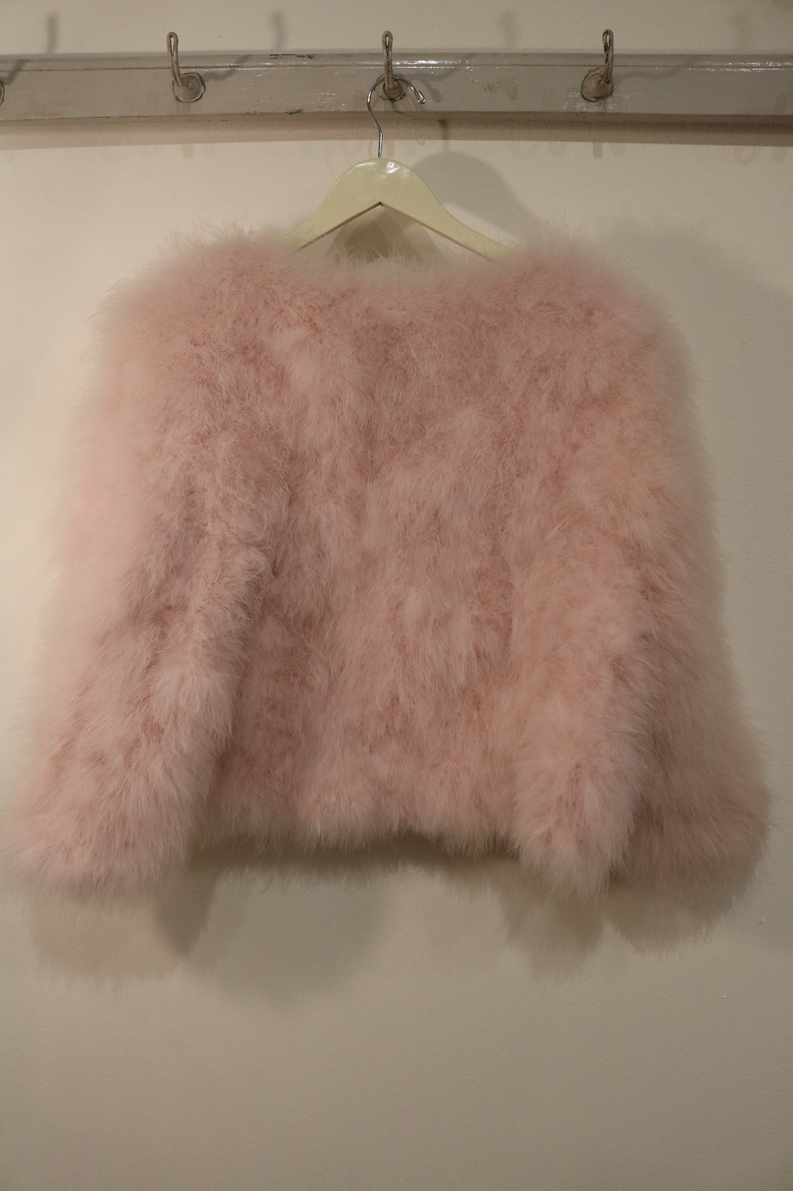 Vintage Baby Pink Fur Jacket