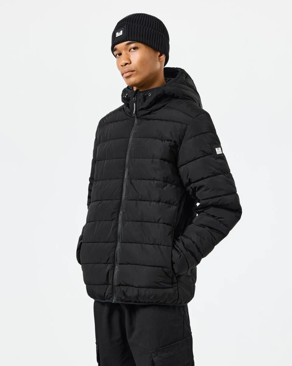 Weekend Offender La Guardia Padded Puffer Jacket Black