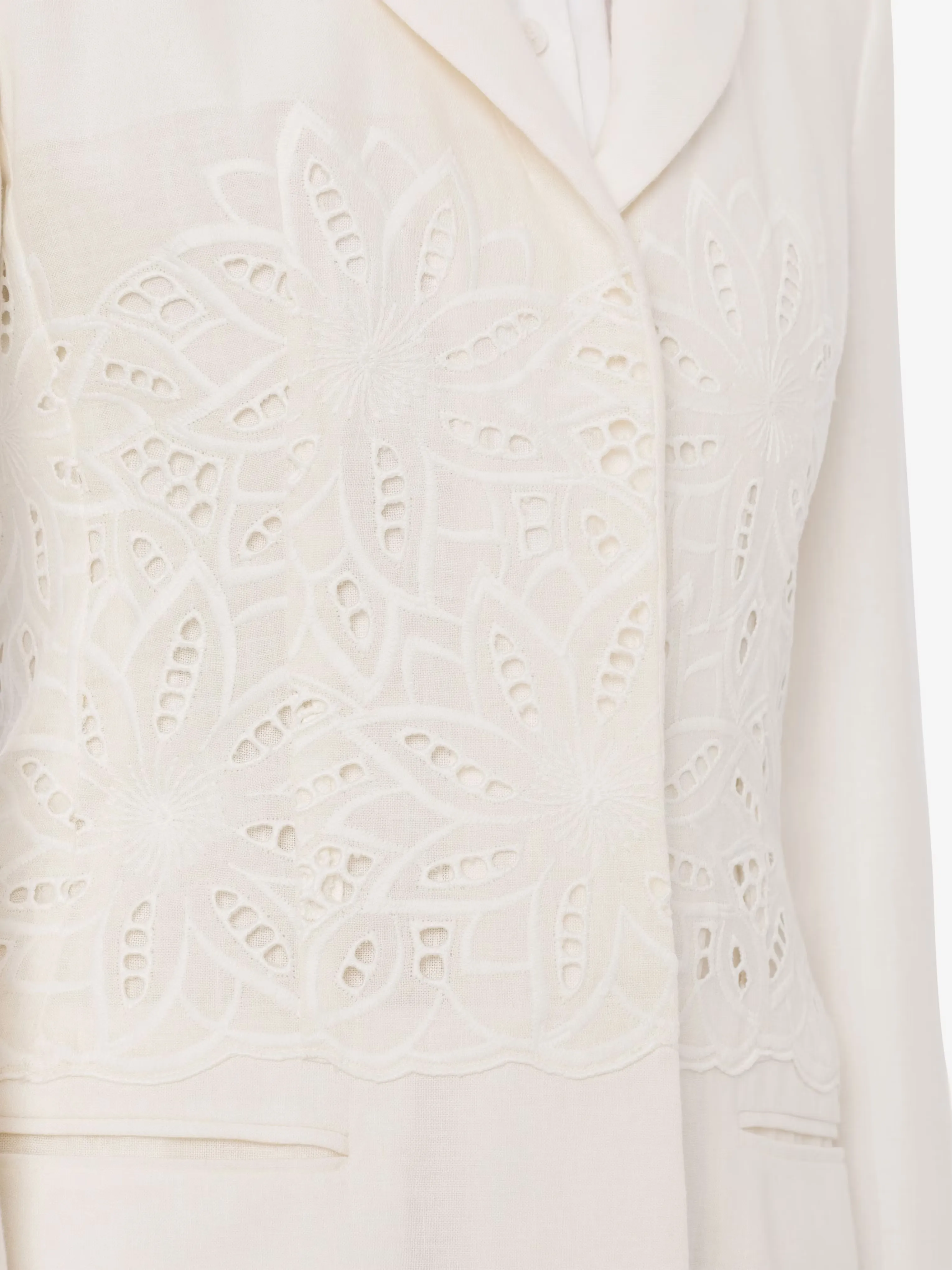 White Embroidered Jacket