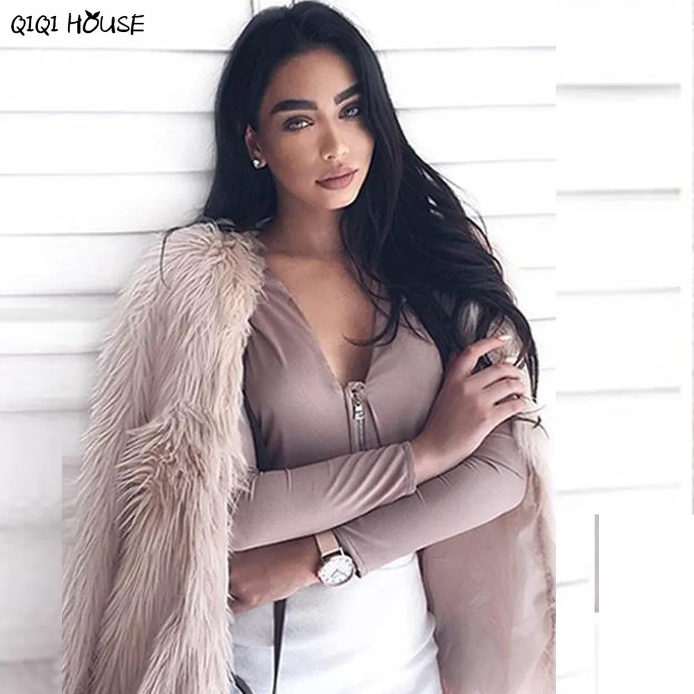 Winter Women Coat Plus Size 3XL Warm Faux Fur Fox Coat Ladies Elegant Winter Outwear Coats Veste Femme#C112 SM6