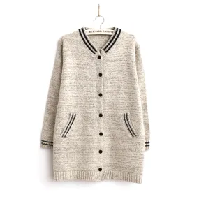 Women Casual Long Sleeve Knitted Cardigans Crochet Ladies Sweaters Women Cardigan SM6