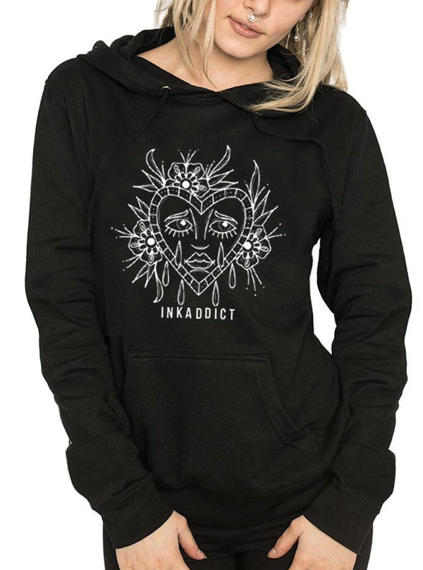 Women's Sad Face Hoodie