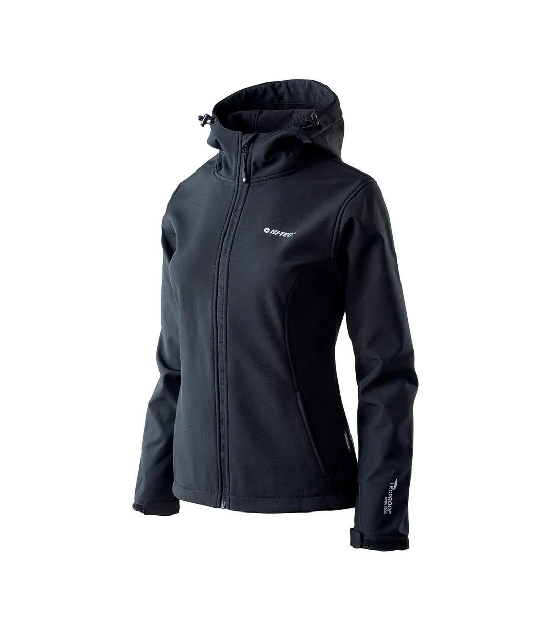 Womens/ladies caria ii softshell jacket black Hi-Tec