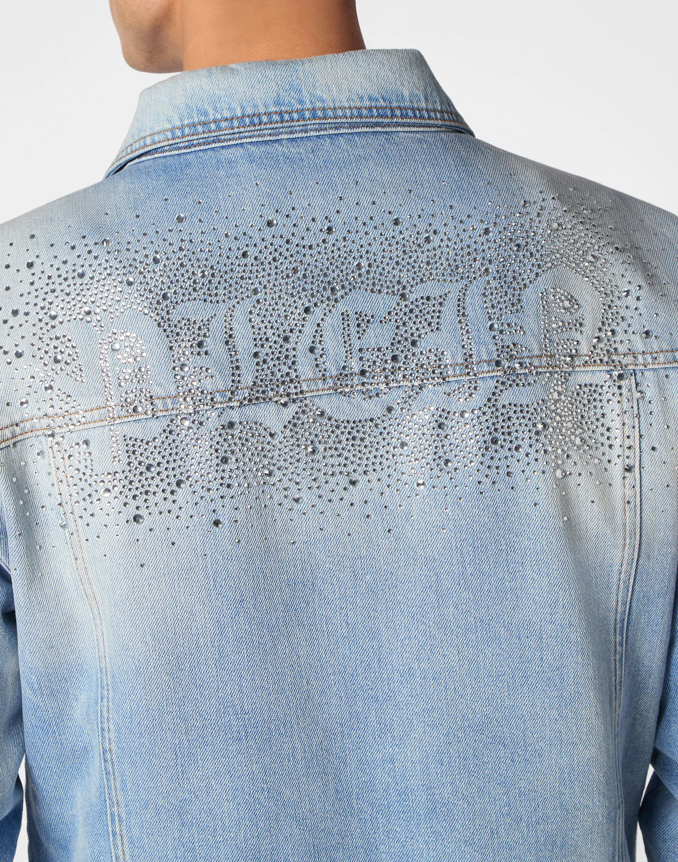 Zipped Denim Jacket Stones